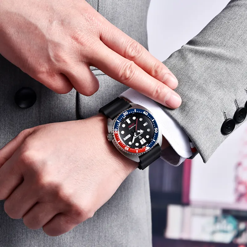 Pagani Design PD-1696 Turtle Black Strap Automatic Men's Watch